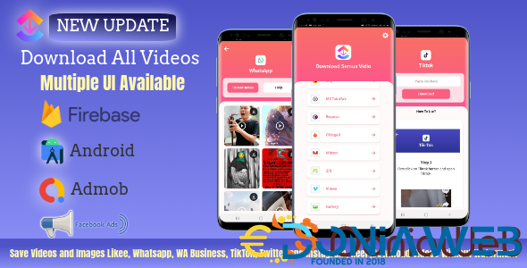 Download All Videos - FB, Insta, WA Story Saver & MxTakaTak, Moj, Josh and more Video Saver | Full Applications