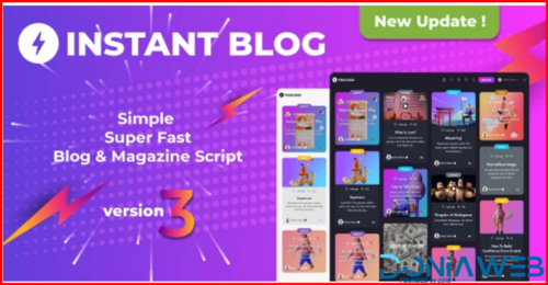 More information about "Instant Blog - Fast & Simple Blog Php Script"