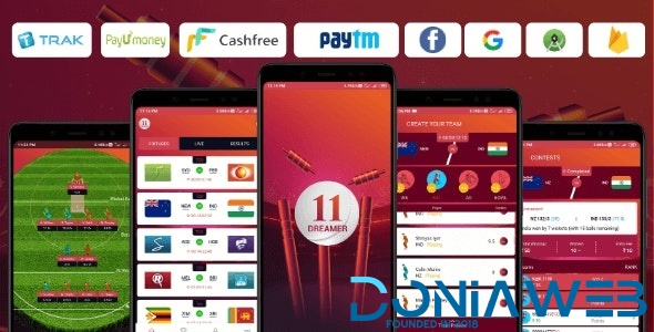 11Dreamer v2 - The Fantasy Cricket App (Fantasy Cricket, Dream11, Cricket App, Fantasy App)