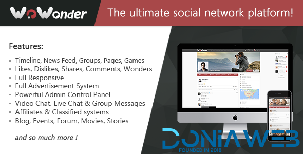 WoWonder v1.5.6.3 - The Ultimate PHP Social Network Platform