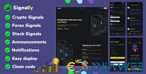 Signally - Forex, Stocks and Crypto Signals - Mobile & Web Complete Solution