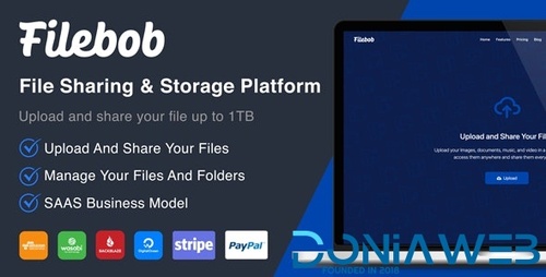 More information about "Filebob v1.7 - File Sharing And Storage Platform (SAAS) + Addons [Extended License]"