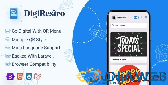 DigiRestro - Single Owner Multiple Restaurant QR Menu Generator