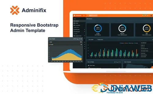 More information about "Adminifix - Creative Dashboard Admin Template"