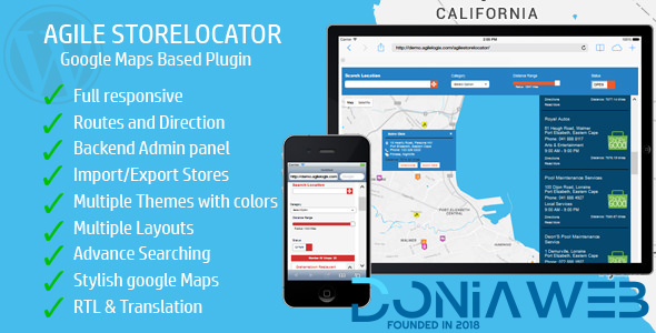 Store Locator (Google Maps) For WordPress v4.7.3.1