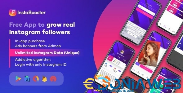 InstaBooster - Free App to grow real Instagram followers, likes and views for Android