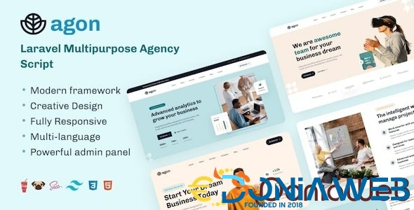 Agon - Laravel Multipurpose Agency Script