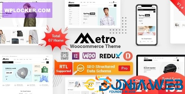 Metro – Minimal WooCommerce WordPress Theme