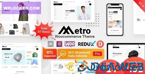 More information about "Metro – Minimal WooCommerce WordPress Theme"