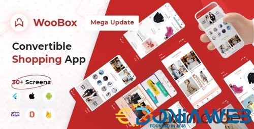 More information about "Woobox WooCommerce - Flutter E-commerce Full App"