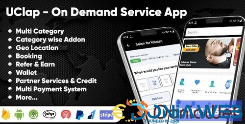 More information about "UClap v1.3 - On Demand Home Service App | UrbanClap Clone | Android App with Interactive Admin Panel"