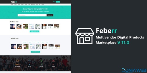 More information about "Feberr v11.0 - Multivendor Digital Products Marketplace"