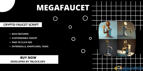 More information about "MegaFaucet - Crypto Faucet Script ( Only a few Bugs ) But 90% work."