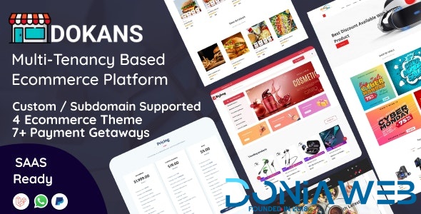 More information about "DOKANS - Multitenancy Based Ecommerce Platform (SAAS)"