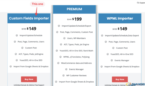 More information about "WP Ultimate CSV Importer - Custom Fields Import by SmackCoders"