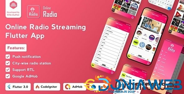 Radio Online - Flutter Full App