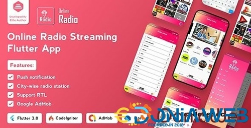 More information about "Radio Online - Flutter Full App"