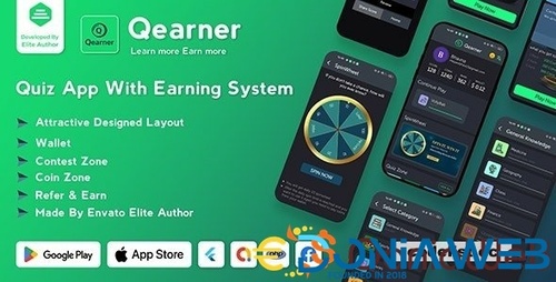 More information about "Qearner – Quiz App | Android Quiz game with Earning System + Admin panel"