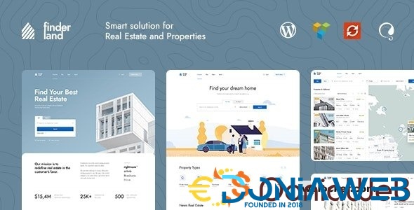 Finderland - Real Estate WordPress Theme