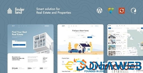 More information about "Finderland - Real Estate WordPress Theme"