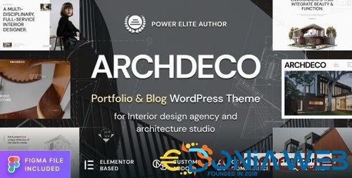 More information about "Archdeco - Architecture & Interior Design Agency Portfolio WordPress Theme"