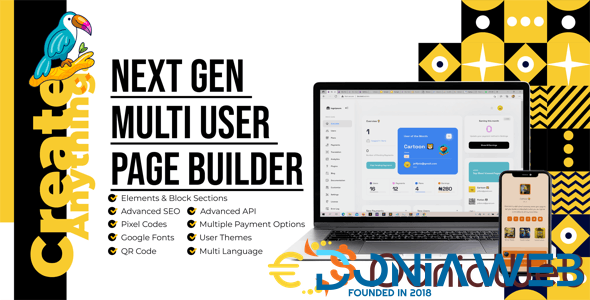 Rio Pages - Next Gen Multi User Page Builder v2.4 Extended License