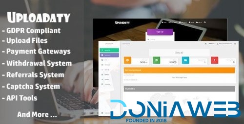 Uploadaty V1.5 - Make money from file uploads