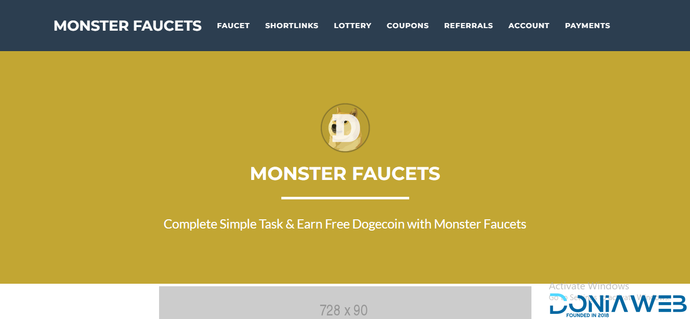 Monster DOGE Faucet