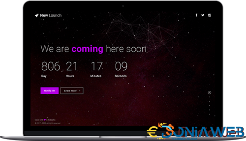 More information about "New Launch - Responsive Coming Soon Page HTML"