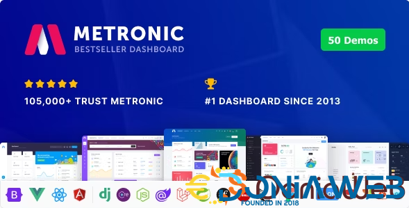 Metronic | Bootstrap HTML, VueJS, React, Angular, Asp.Net, Django & Laravel Admin Dashboard Theme