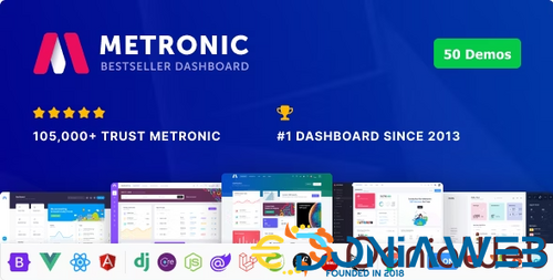 More information about "Metronic | Bootstrap HTML, VueJS, React, Angular, Asp.Net, Django & Laravel Admin Dashboard Theme"