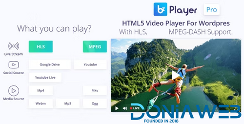 More information about "bzplayer Pro - Live Streaming Player WordPress Plugin"