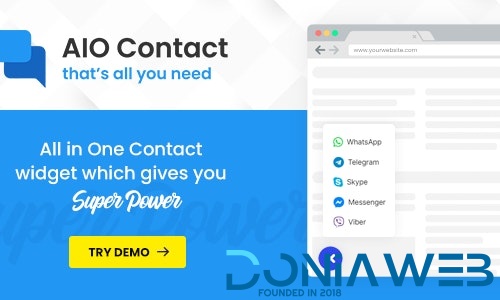 AIO Contact - All in One Contact Widget