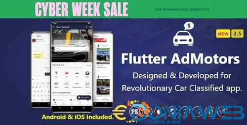 More information about "Flutter AdMotors For Car Classified BuySell iOS and Android App with Chat ( 2.6 )"