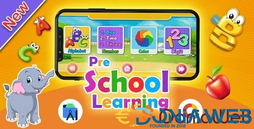 More information about "Best Kids Learning Preschool App on Android + Kids Game With Admob"