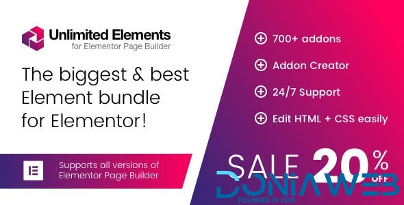 Unlimited Elements for Elementor Page Builder v1.5.22