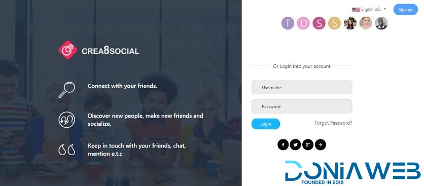 Crea8social V7.3.2 + Premium Plugins and Themes