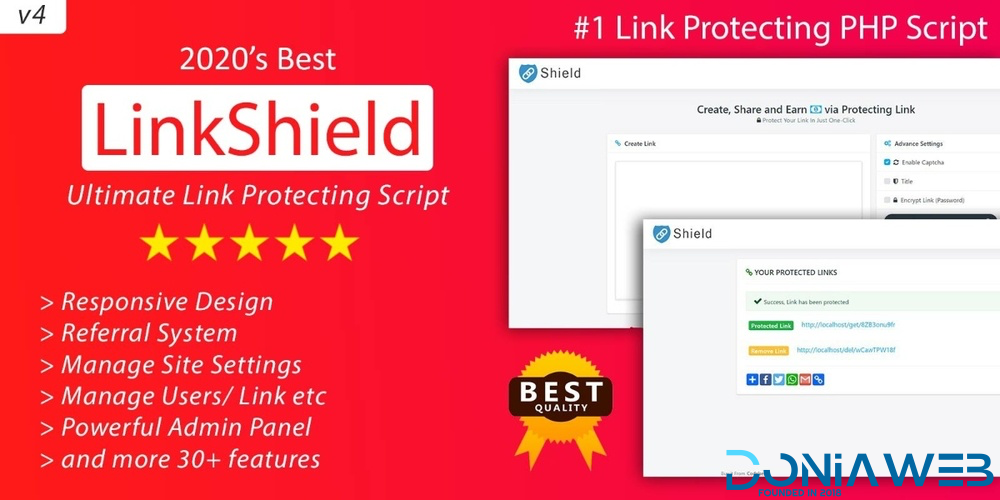 LinkShield - Link Protecting PHP Script