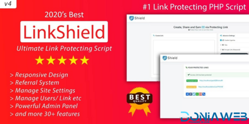 More information about "LinkShield - Link Protecting PHP Script"