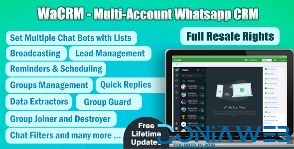 WaCRM - Multi-Account WhatsApp CRM