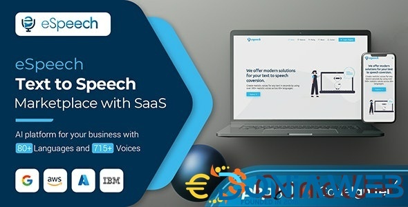 eSpeech - Text to Speech Marketplace with SaaS