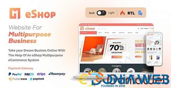 eShop Web - Multi Vendor eCommerce Marketplace / CMS