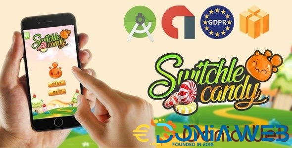 switchle candy - Admob Banner & Interstitial (Android Studio Project +GDPR )