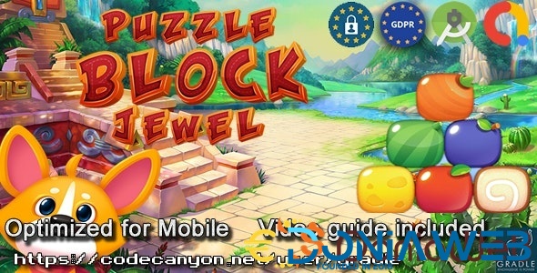 Puzzle Block Jewel V6 (Admob + GDPR + Android Studio)