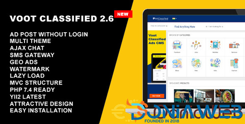 More information about "Classified Ads CMS - Voot Classified V2.6 | PHP Scripts"