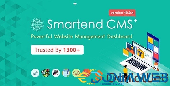 SmartEnd CMS - Laravel Admin Dashboard with Frontend and Restful API