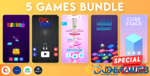 More information about "BUNDLE 5 GAMES | Admob + GDPR + Unity"