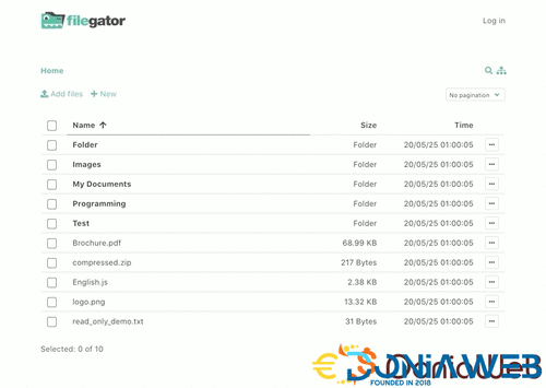 More information about "FileGator - Powerful Multi-User File Manager"