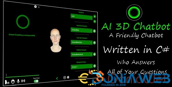 Artificial Intelligence 3D Chatbot