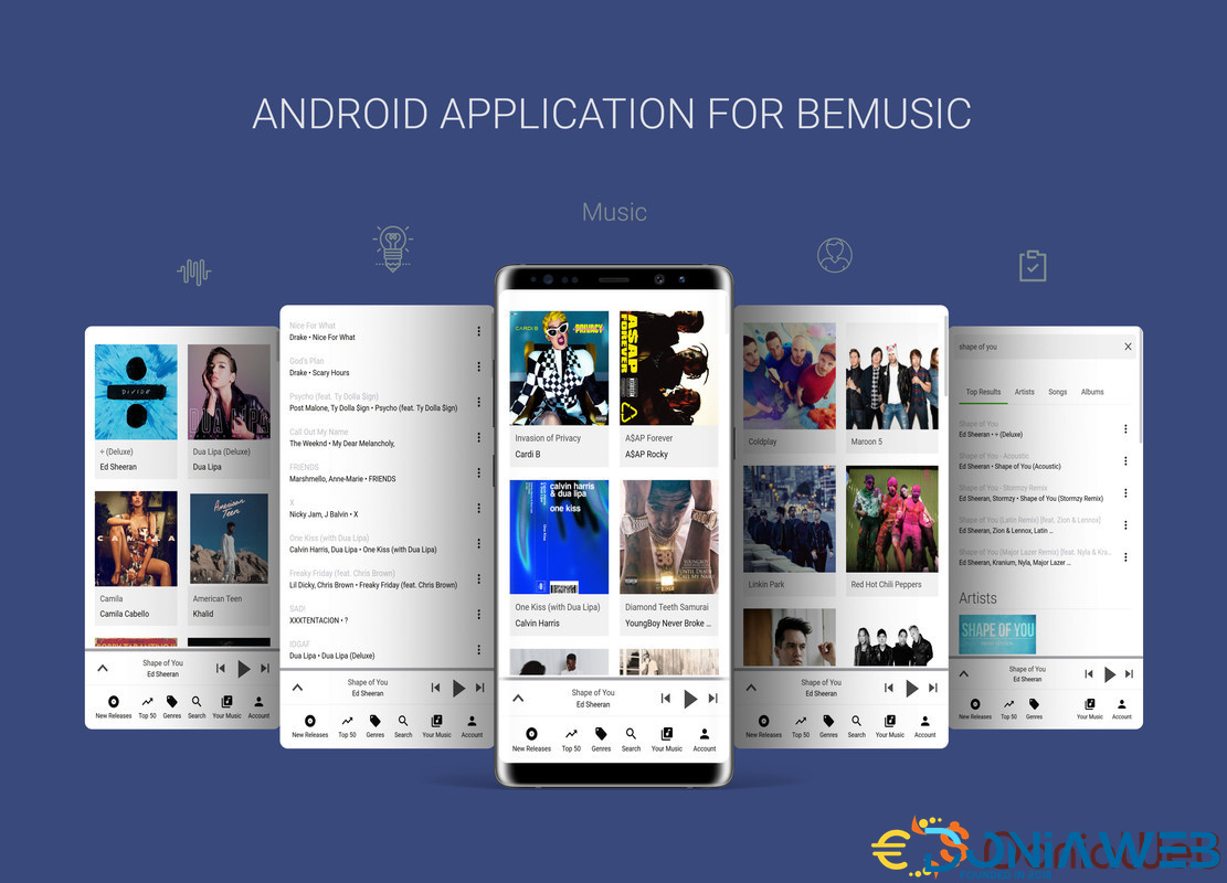 Android Application For BeMusic